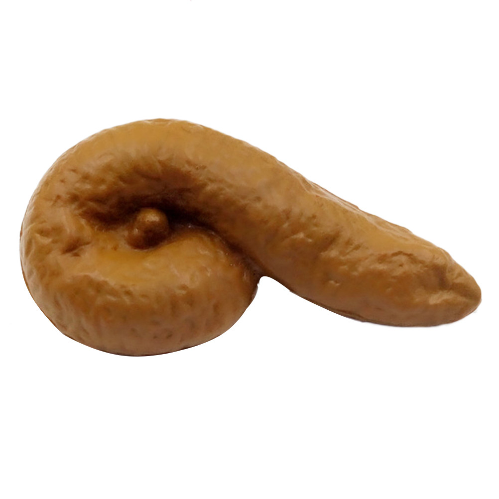 Fake Poop Gag Gift - براز مزيف واقعي للعب المزاح، ناعم