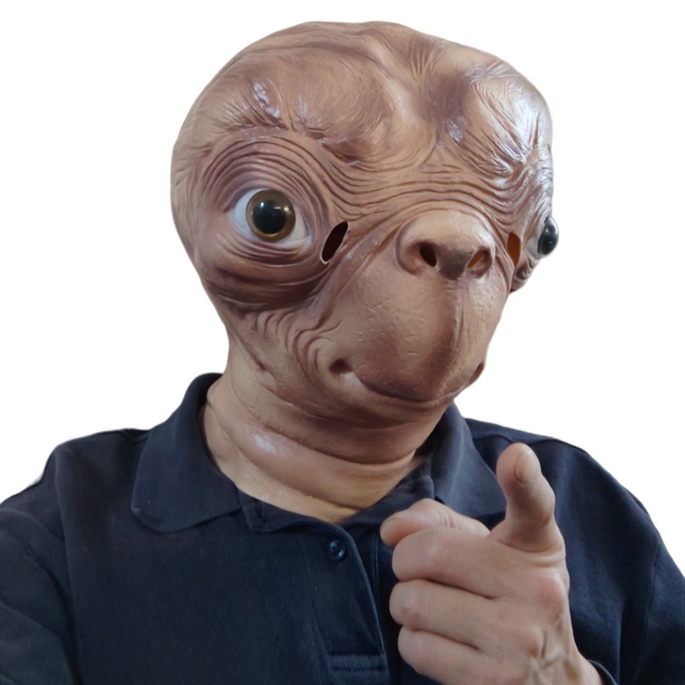 Latex Alien Mask Realistic - قناع ET الفضائي الواقعي المصنوع من