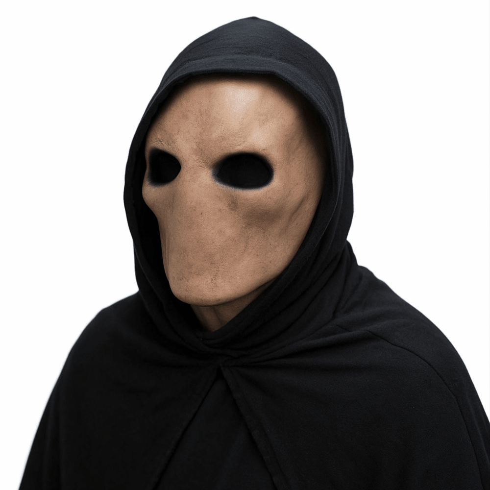 مجهولي الهوية رجل هالوين نحيل  - مراجعة Latex Alien Mask Realistic وسعره