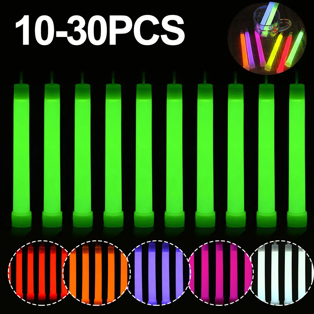 30 قطعة من أعواد الإضاءة المتو - مراجعة Glow In The Dark Party Glasses وسعره