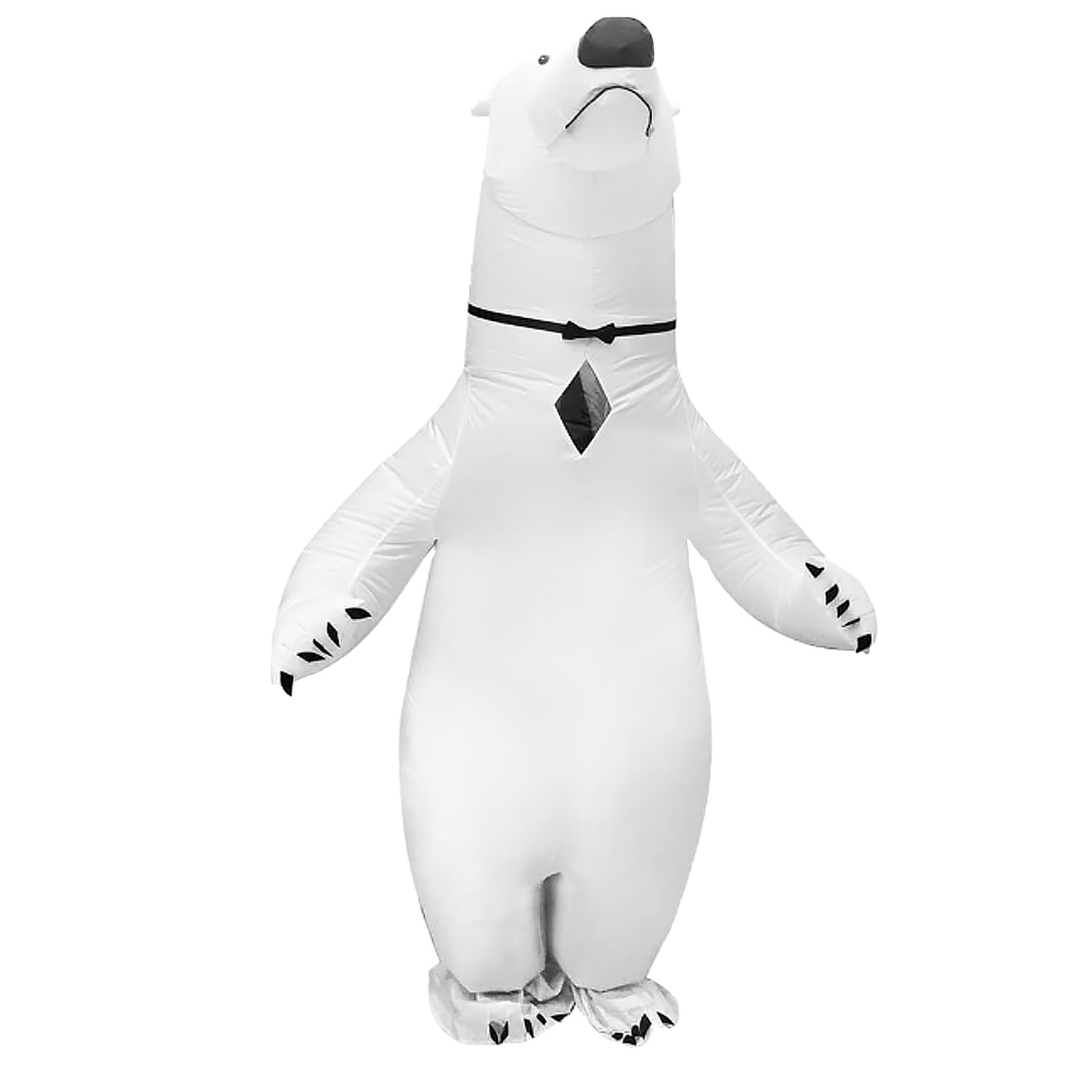 الدب القطبي نفخ ازياء الكبار ت - مراجعة Inflatable Dinosaur Costume Adult وسعره